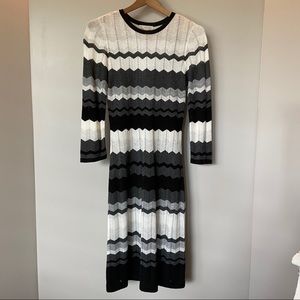Dressbarn Striped Sweater Dress. Size small. EUC